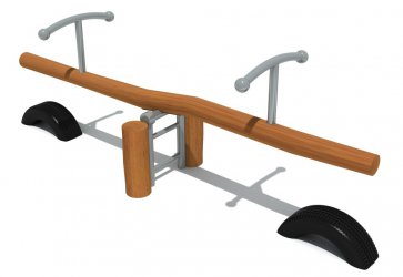  乐发lv游乐木质双人儿童跷