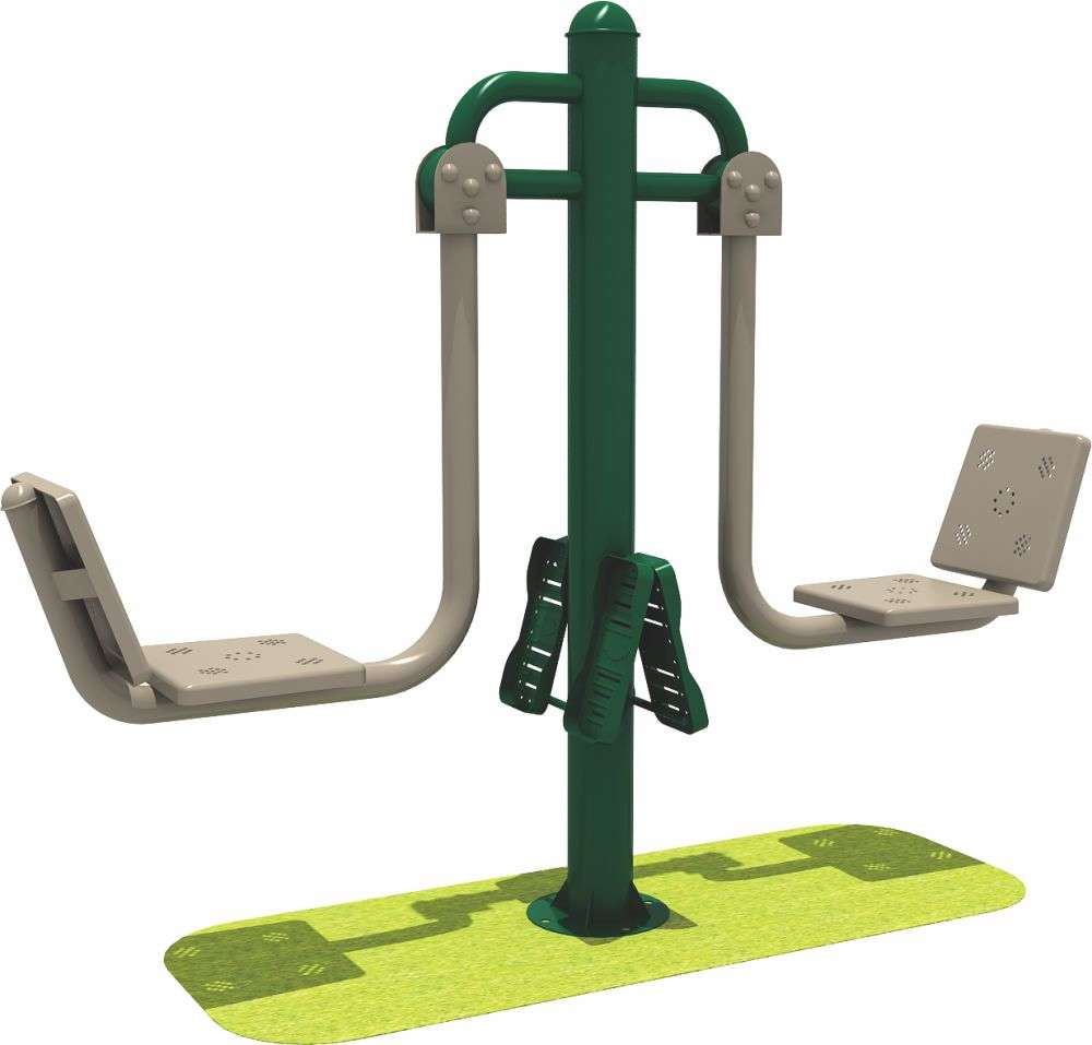 乐发lv健身器材 限位双人坐