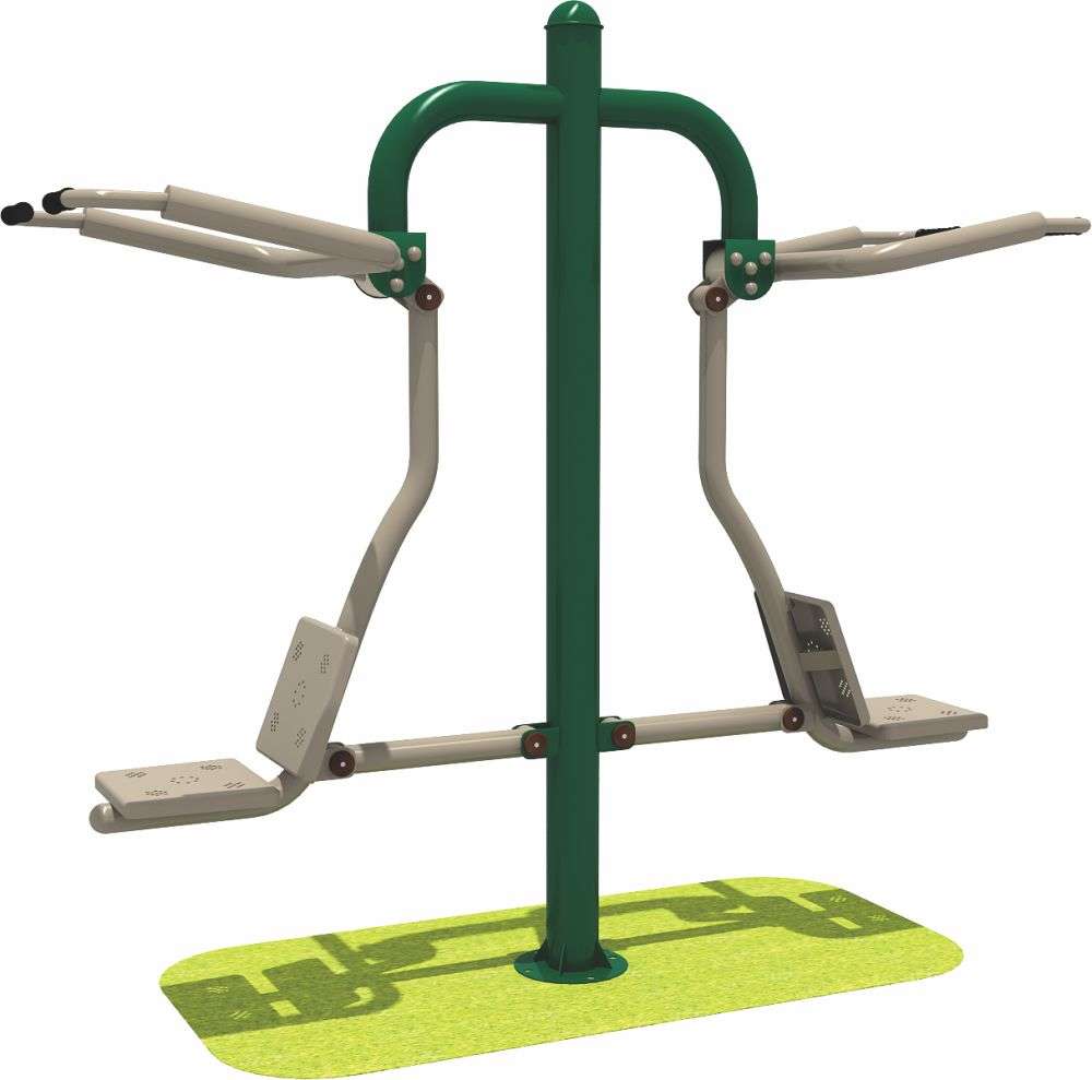 乐发lv健身器材 限位双人坐