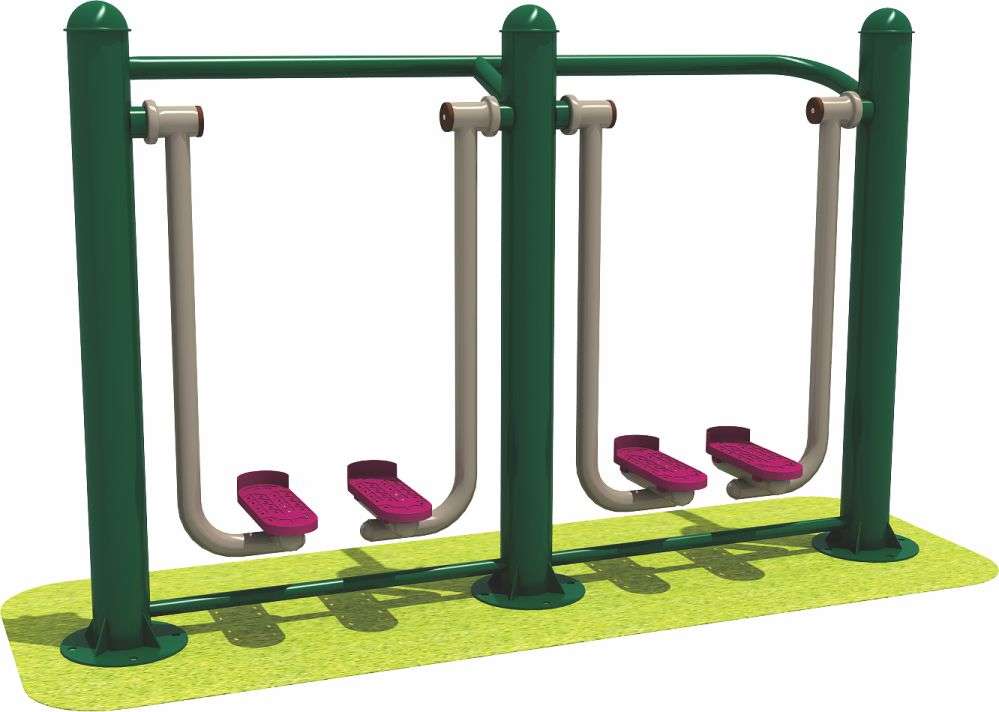 乐发lv健身器材 限位双人漫