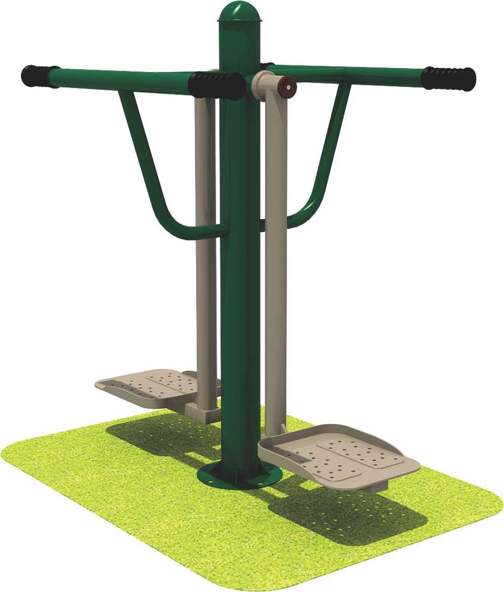 乐发lv健身器材 限位双人浪