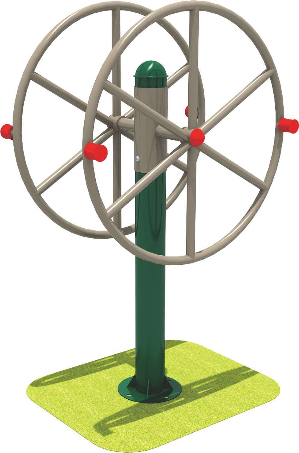 乐发lv健身器材 旋转风轮