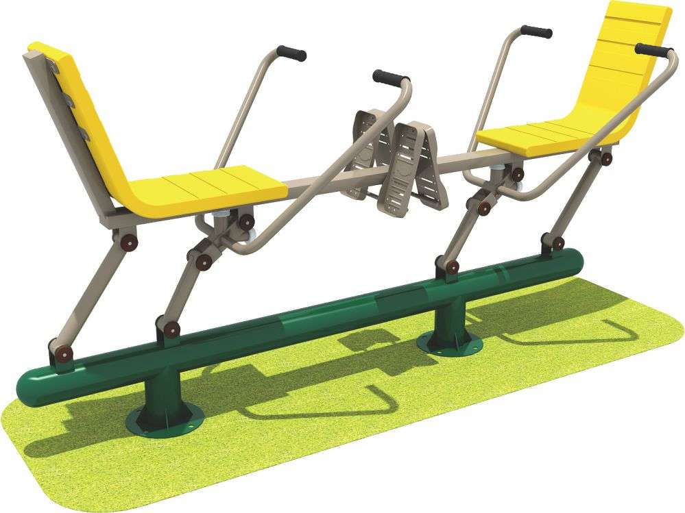 乐发lv健身器材 双人坐推器