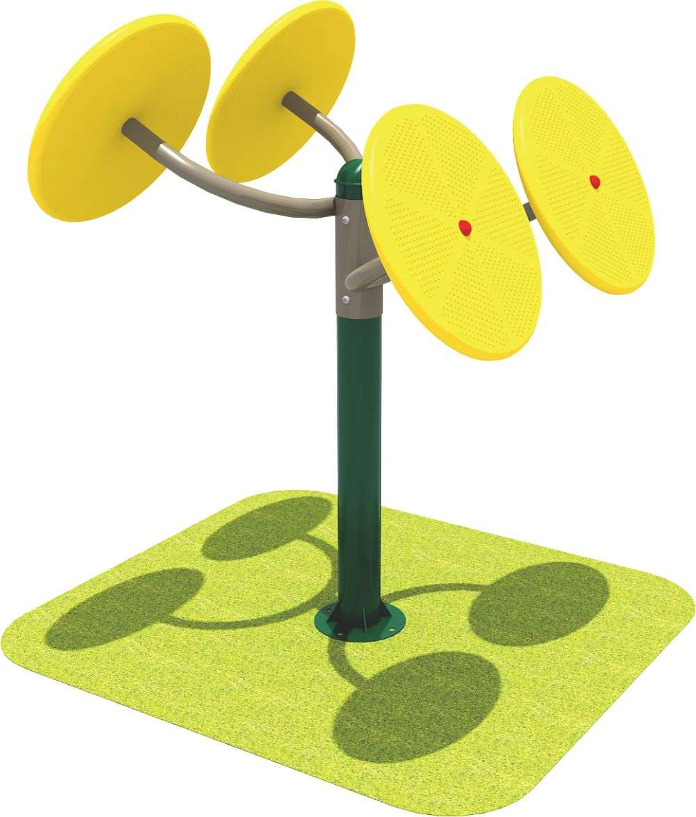 乐发lv健身器材 双位塑料推