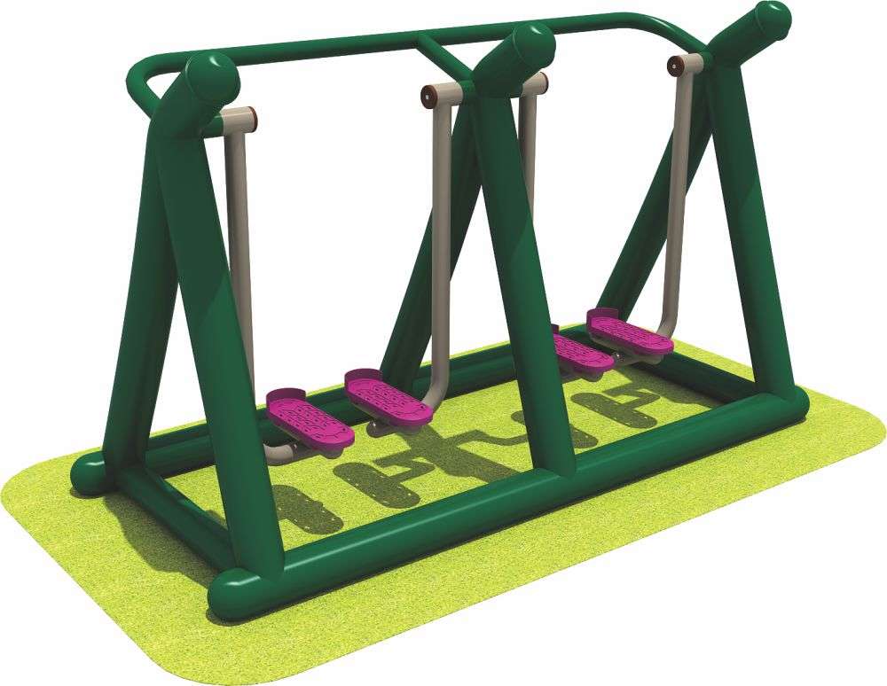 乐发lv健身器材 两人落地漫