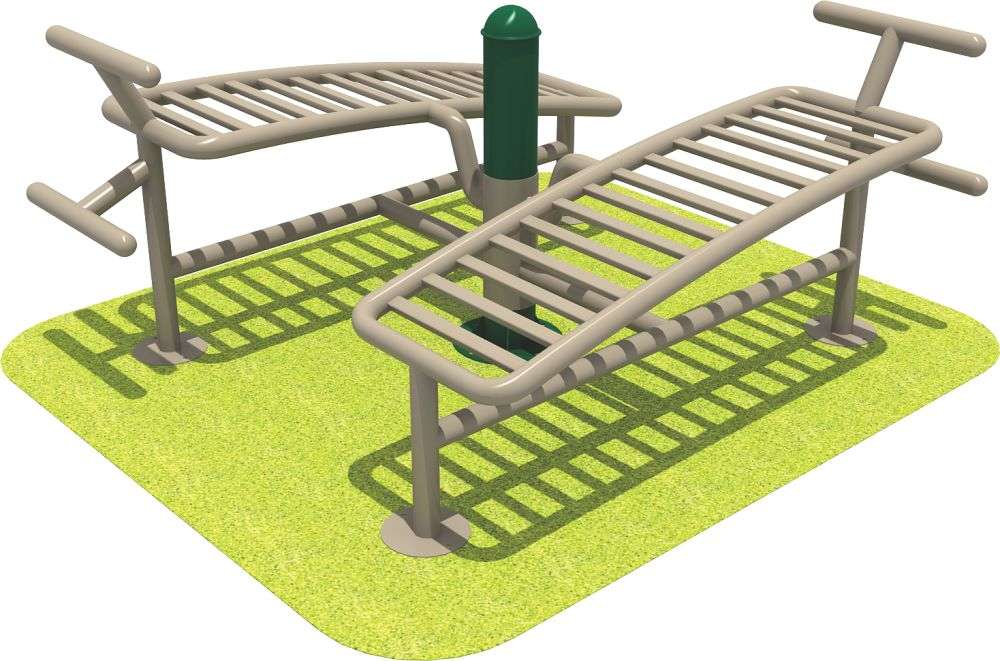 乐发lv健身器材 双人腹肌板