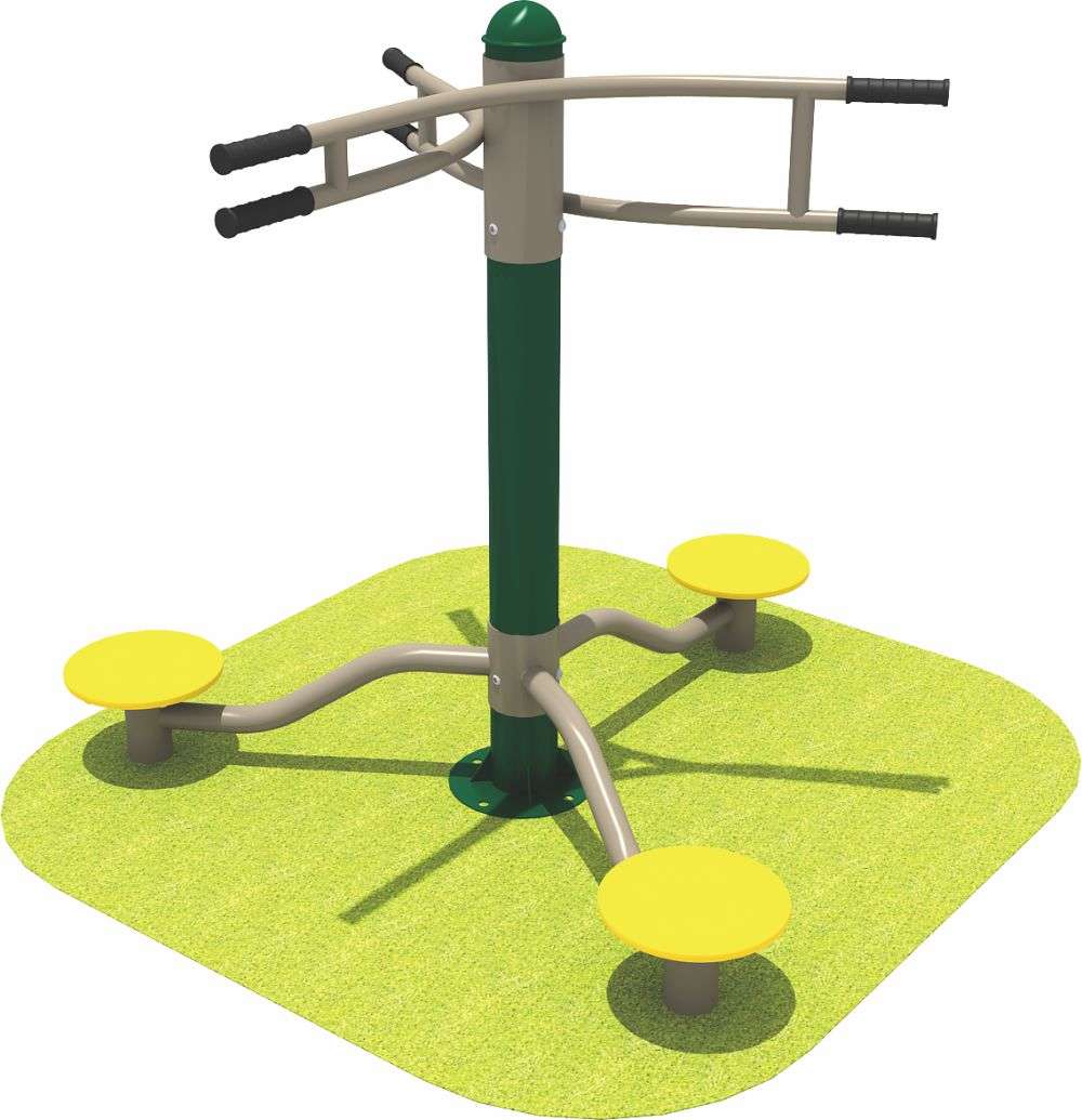 乐发lv健身器材 三位转腰器